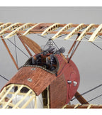 Fighter Sopwith Camel. 1:16 Wooden and Metal Aircraft Model