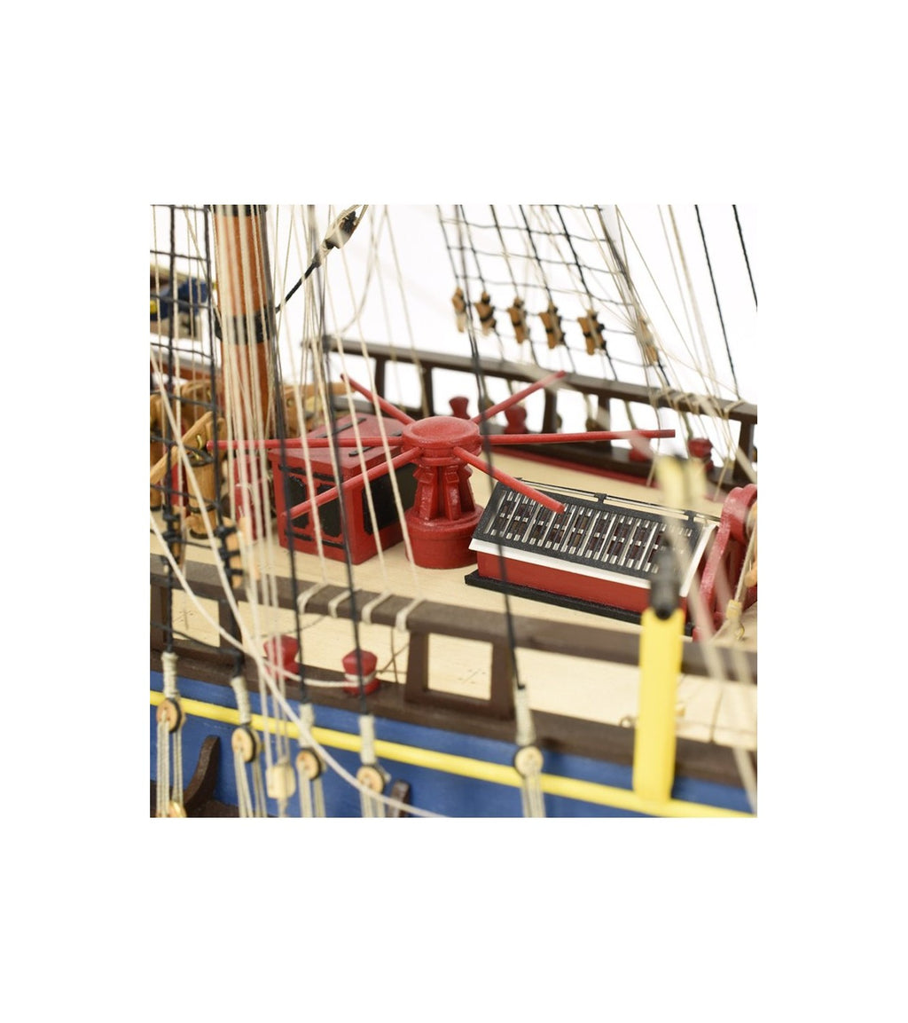 Vessel HMS Endeavour. 1:65 Wooden Model Ship Kit
