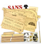 Sanson Tugboat. 1:50 Wooden Model Ship Kit (R/C Compatible)