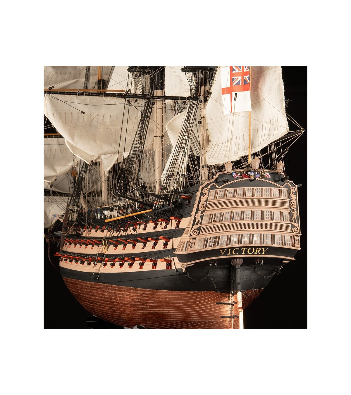 HMS VICTORY Trafalgar 1805 - ANATOMY Version - 1:84 Wooden Scale Model